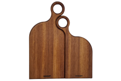 Yaren Kesme Tahtası Seti - Doğal Masif Ahşap