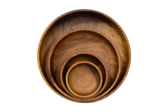 Halqa Kase Seti - Doğal Masif Ahşap